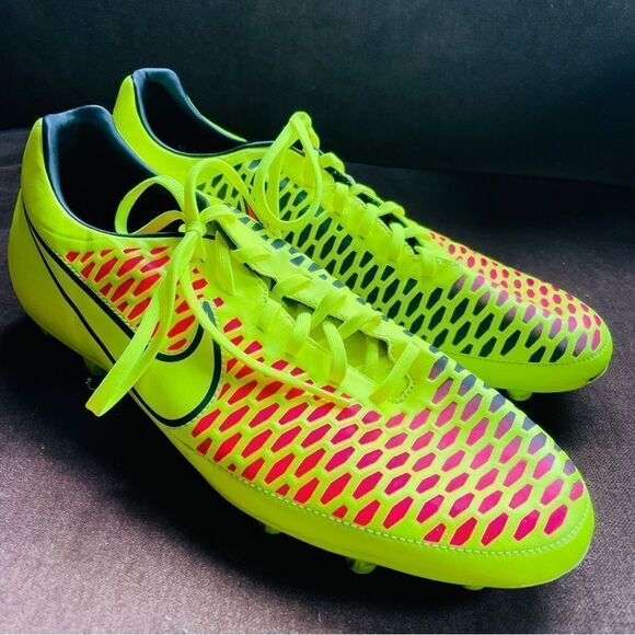 NIKE MAGISTA ONDA HG-E SOCCER BOOTS CLEATS 651540-770 2014 US 12 sample promo - Picture 1 of 10